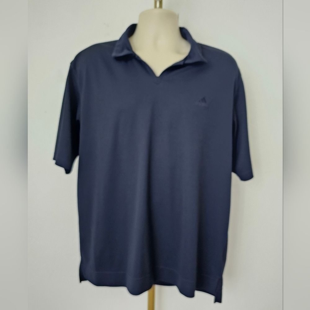 ADIDAS Men’s Polo Shirt Navy Blue Size 2XL – Athletic & Classic Style 🧢🏌️